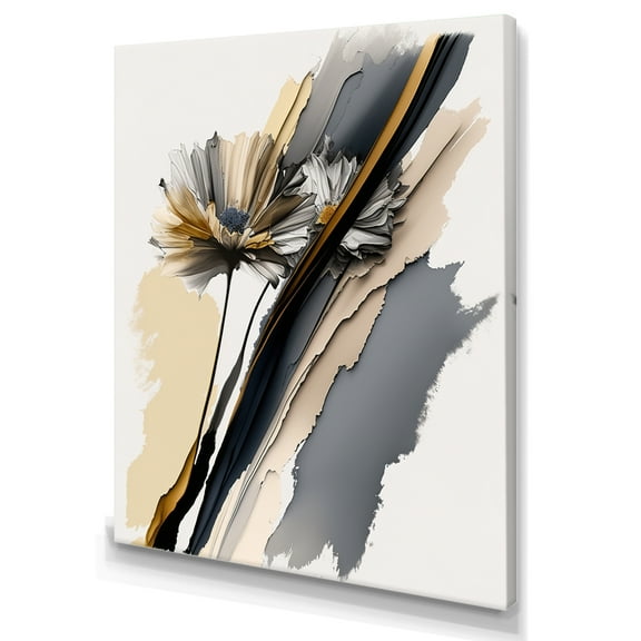 Designart Multicolor Gerbera Hyperrealistic Flowers I Canvas Wall Art