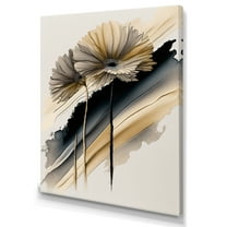 Designart Multicolor Gerbera Hyperrealistic Flowers V Canvas Wall Art