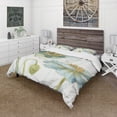 thumbnail image 1 of Designart 'My Greenhouse Cottage Flowers II' Cottage Duvet Cover Set, 1 of 4