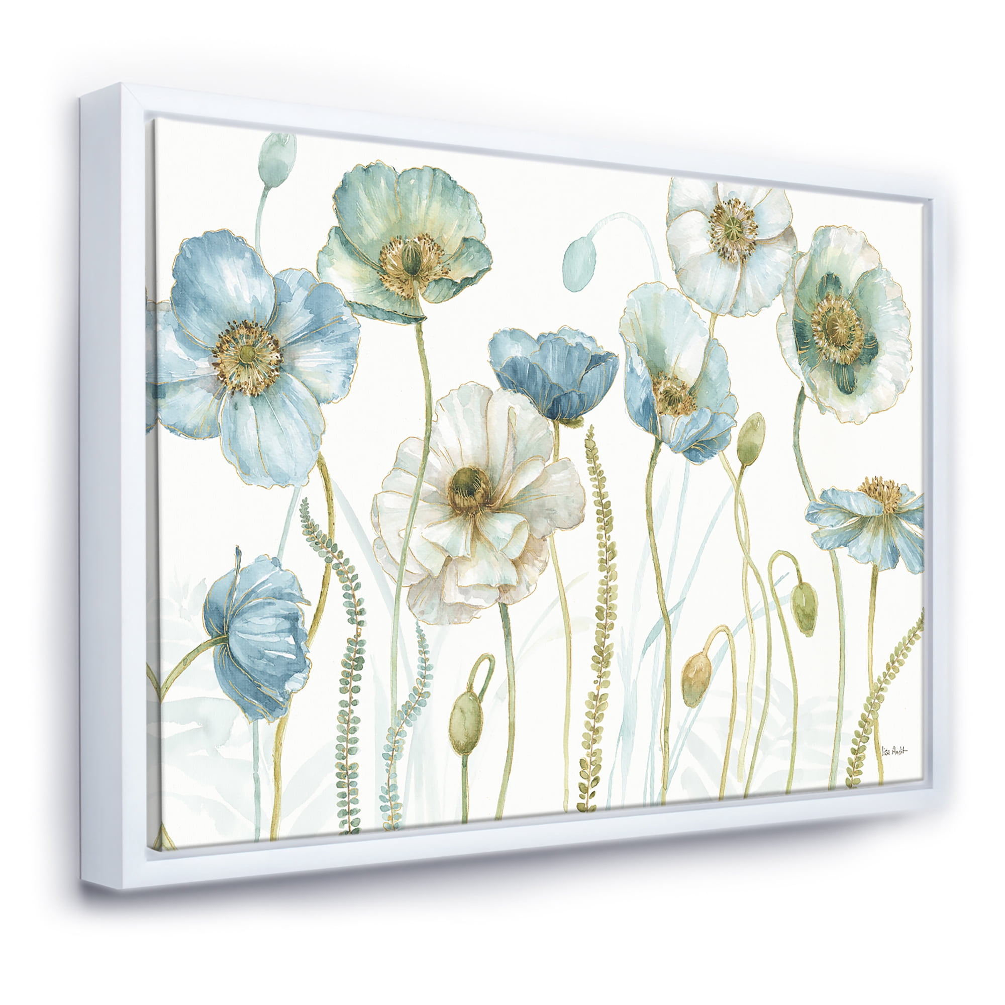Designart ' My Greenhouse Cottage Flowers IV ' Traditional Framed Canvas