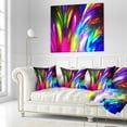 thumbnail image 1 of Designart Mysterious Psychedelic Design - Abstract Throw Pillow - 16x16, 1 of 1