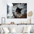 thumbnail image 1 of Designart "Mystery of Stone Grey Quartz II" Landscapes Wall Art - Traditional Grey Stone Geode Living Room Canvas Art, 1 of 4