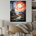 thumbnail image 1 of Designart "Mystic Horizons Space Asteroids I" Astrology Metal Wall Art Prints, 1 of 1