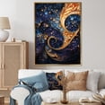 thumbnail image 1 of Designart "Mystic VORTEX I" Abstract Floater Framed Canvas Wall Art, 1 of 7
