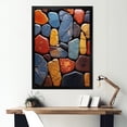 thumbnail image 1 of Designart "Mystical Aura Stone for Spa Relaxation" Spiritual Framed Wall Art - Global Yellow Spiritual Stone Bedroom Framed Canvas Wall Art, 1 of 6