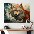 thumbnail image 1 of Designart "Mystical Kitsune Japon wall decor II" Japanese Canvas Art Print, 1 of 5