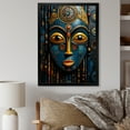 thumbnail image 1 of Designart "Mystical Masks Of African Tribes II" African Tribes Picture Framed Canvas Art Print, 1 of 5