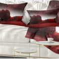 thumbnail image 1 of Designart Mystical Red Spring Night - Landscape Printed Throw Pillow - 12x20, 1 of 1