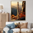 thumbnail image 1 of Designart "Native Art euphony Of Element" Entertainment Floater Framed Canvas Print, 1 of 7