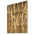 thumbnail image 1 of Designart 'Natural Birch Forest II' Traditional Print on Natural Pine Wood, 1 of 3