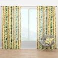 thumbnail image 1 of Designart 'Natural Semiprecious Stones Of Beads' Bohemian & Eclectic Curtain Panel, 1 of 4