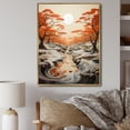 thumbnail image 1 of Designart "Natures Fountain Bold Geyser painting IV" Landscape & Nature Floater Framed Canvas Print, 1 of 7