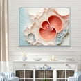 thumbnail image 1 of Designart "Nautilus Spiral: Chamber Of Coral" Nautilus Floater Framed Wall Decor, 1 of 5