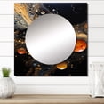 thumbnail image 1 of Designart "Nebula Of Abstract Coffee Nitro" Abstract Shapes Square Mirror For Wall Decor - Large Black Square Printed Wall Mirror Art - Square Modern Mirror - Wall Mounted Square Large Mirror, 1 of 5