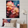 thumbnail image 1 of Designart "Neon Fusion Of Pink Orchids I" Orchids Wall Decor, 1 of 7