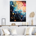 thumbnail image 1 of Designart "Neon Pop Art in Pink and Blue IV" Fashion Canvas Wall Art - Glam Blue Pop Art Bedroom Canvas Wall Art, 1 of 6