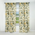 thumbnail image 1 of Designart "Neutral Botanical Harmony III" Boho Blackout Curtain Single Panel, 1 of 4