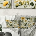 thumbnail image 1 of Designart "Neutral Botanical Harmony III" Boho Printed Throw Pillow, 1 of 5