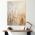 thumbnail image 1 of Designart "Neutral Hue Skyline Art III" Skyscrapers Wall Art Prints, 1 of 7