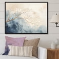 thumbnail image 1 of Designart "Neutral Hued River Haven" Landscape Forest River Floater Framed Wall Art Prints, 1 of 5