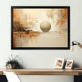 thumbnail image 1 of Designart "Neutral Simplistic Bowling" Bowling Picture Framed Canvas Prints, 1 of 5
