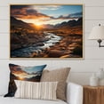 thumbnail image 1 of Designart "Nevada River horizon I" Landscapes Floater Framed Canvas Art Print, 1 of 7