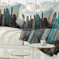 thumbnail image 1 of Designart New York City Skyline - Photography Throw Pillow - 12x20, 1 of 5