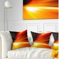 thumbnail image 1 of Designart Night Road Traffic Trail - Abstract Throw Pillow - 18x18, 1 of 5