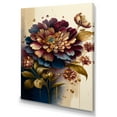 thumbnail image 1 of Designart Night Shade Zinnia Floral Design II Canvas Wall Art, 1 of 5
