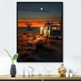 thumbnail image 1 of Designart "Nomads of the Desert II IV" Desert Floater Framed Wall Art Print, 1 of 7