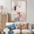 thumbnail image 1 of Designart "Nordic Beige And Black Simplicity I" Scandinavian Floater Framed Canvas Wall Art, 1 of 5