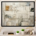 thumbnail image 1 of Designart "Nordic Gold And Beige Elegance V" Scandinavian Floater Framed Wall Decor, 1 of 5