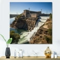 thumbnail image 1 of Designart "North Dakota Garrison Dam wall art II" Dams Canvas Wall Art, 1 of 5