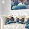 thumbnail image 1 of Designart Norway Summer Mountains - Landscape Photography Throw Pillow - 16x16, 1 of 5