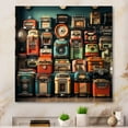 thumbnail image 1 of Designart "Nostalgic Jukebox Tunes Timeless Melodies II" Fashion Wall Art - Modern Colorful Jukeboxes Bedroom Canvas Wall Art, 1 of 6