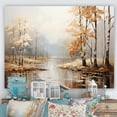 thumbnail image 1 of Designart "Nostalgic Mystique Of Autumn Forest" Forest Wall Art Prints, 1 of 7