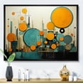 thumbnail image 1 of Designart "Nostalgic Remix I" Abstract Collages Floater Framed Wall Decor, 1 of 7