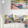 thumbnail image 1 of Designart Notre Dame Paris - Landscape Printed Throw Pillow - 16x16, 1 of 5