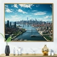 thumbnail image 1 of Designart "Nyc Usa Cityscape Of wall decor I" Cityscapes Floater Framed Canvas Wall Art, 1 of 7