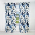 thumbnail image 1 of Designart "Oasis Of Azure In The Tropics V" Tropical Blackout Curtain Single Panel, 1 of 4