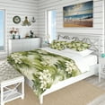 thumbnail image 1 of Designart "Oasis Of Tranquility" Green Tropical Bedding Covert Set - Tropical Bed Set With 1 Sham, 1 of 5