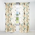 thumbnail image 1 of Designart "Oasis Of Tribal Serenity I" Boho Room Darkening Curtain Single Panel, 1 of 6