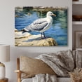 thumbnail image 1 of Designart "Observant Seagull II" Seagull Metal Art Print, 1 of 1