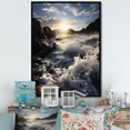 thumbnail image 1 of Designart "Ocean Coastal quintessence" Nautical & Beach Floater Framed Canvas Print, 1 of 7