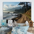 thumbnail image 1 of Designart "Ocean Escape Beach Photo II" Nautical & Beach Metal Wall Decor, 1 of 5