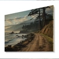 thumbnail image 1 of Designart "Ocean Escape Beach Photo II" Nautical & Beach Print on Natural Pine Wood, 1 of 5