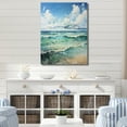 thumbnail image 1 of Designart "Ocean Escape Beach Photo VII" Nautical & Beach Metal Wall Decor, 1 of 1