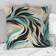 thumbnail image 1 of Designart "Oceanic Whispers" Abstract Printed Throw Pillow, 1 of 5