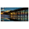 thumbnail image 1 of Designart 'Oceanside Pier at Evening ' Landscape Photography Canvas Print, 1 of 3