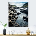 thumbnail image 1 of Designart "Of Giants Ireland Legends wall decor I" Ireland Metal Art Print, 1 of 1